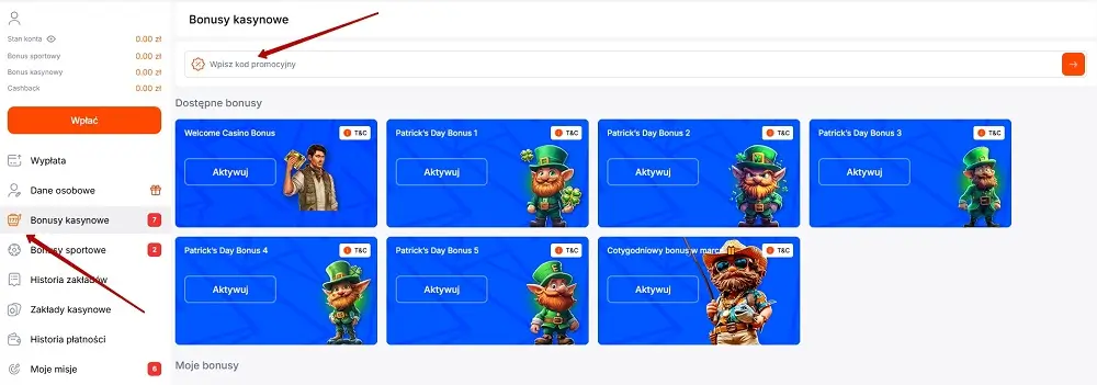 vulkan-bet-casino-wprowadzanie-kodu-promocyjnego-na-koncie